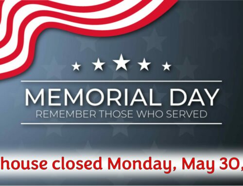 Courthouse closed on Memorial Day