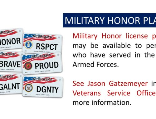 Military Honor License Plates