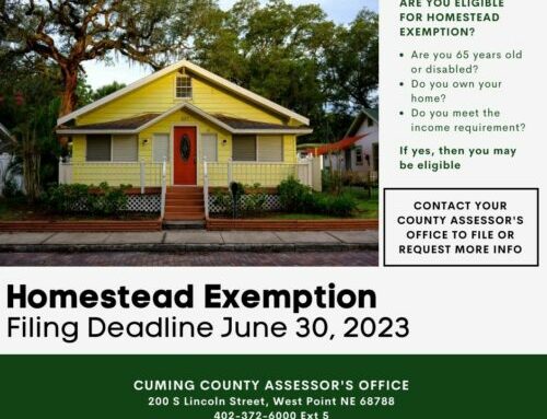 Are you eligible for Homestead Exemption?  Filing Deadline 6-30-2023