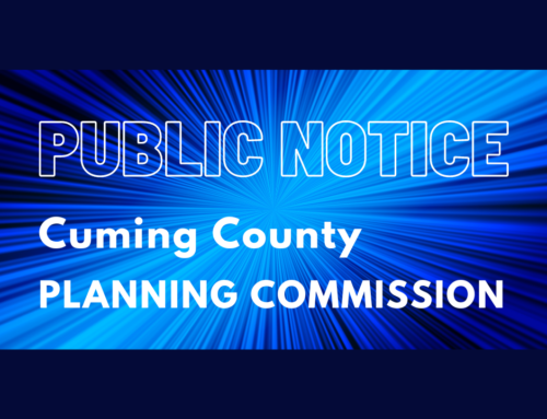 Notice of Hearings — CUMING COUNTY PLANNING COMMISSION — March 20 and March 28, 2023